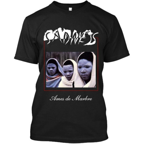 SaffDFFSaa NWT Sadness Ames de Marbre Switzerland Doom Metal Album Band Logo T-Shirt BlackX-Large SaffDFFSaa NWT Sadness Ames de Marbre Switzerland Doom Metal Album Band Logo T-Shirt BlackX-Large