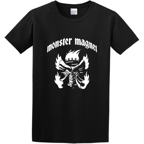 Monster Magnet Bullgod Dates Men's T-Shirt Unisex Black Tee Monster Magnet Bullgod Dates Men's T-Shirt Unisex Black Tee