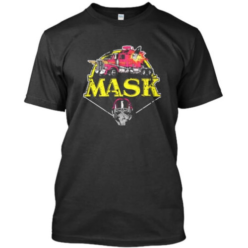 WDEUIL Best M.A.S.K Mobile Armored Strike Kommand T-Shirt Size S-2XL BlackOne Size