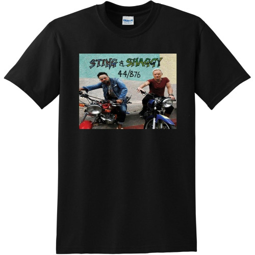 WDEUIL Sting and Shaggy T Shirt 44 876 Vinyl cd Cover Small Medium Large or XL BlackOne Size WDEUIL Sting and Shaggy T Shirt 44 876 Vinyl cd Cover Small Medium Large or XL BlackOne Size