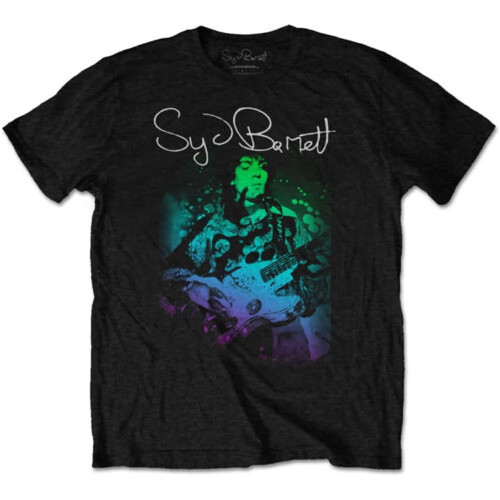 WDEUIL Syd Barrett Unisex T-Shirt Psychedelic BlackOne Size WDEUIL Syd Barrett Unisex T-Shirt Psychedelic BlackOne Size