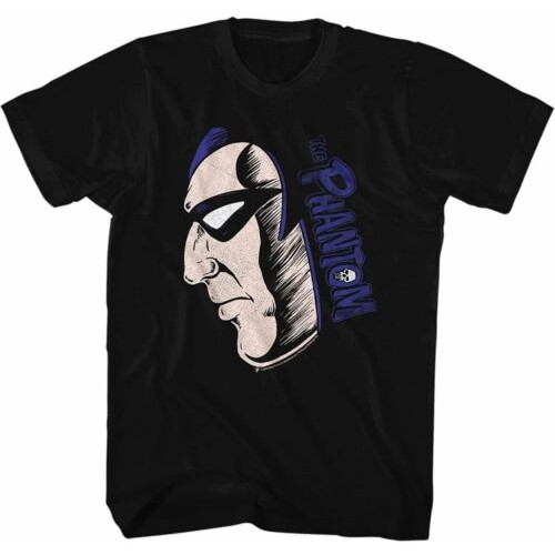 WDEUIL Phantom Phantom Face Logo Black T-Shirt BlackOne Size WDEUIL Phantom Phantom Face Logo Black T-Shirt BlackOne Size