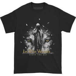 Men's in The Woods... Cease T-Shirt X-Large Black BlackOne Size