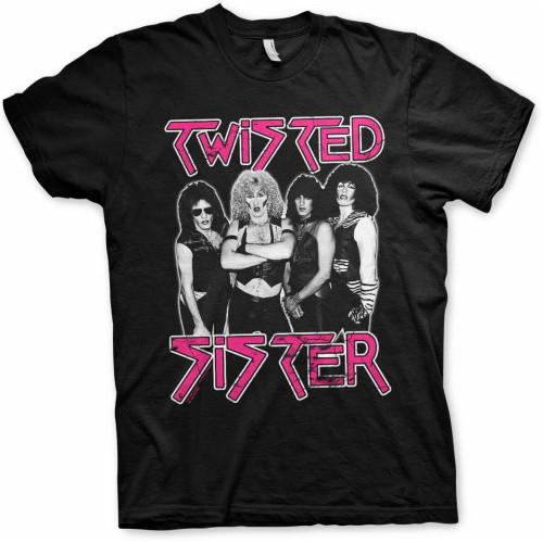 Officially Licensed Twisted Sister Men's T-Shirt S-XXL Sizes BlackOne Size
