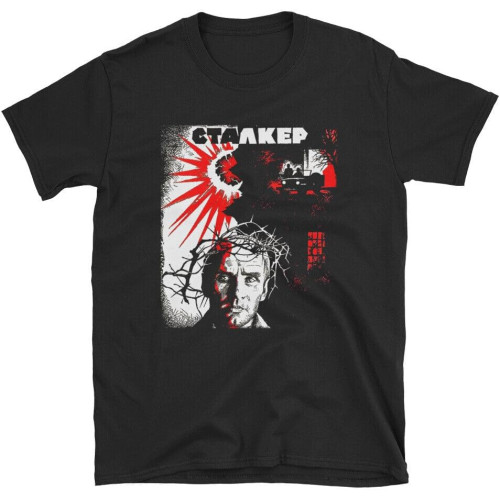 WDEUIL Soviet Stalker Film Poster - Limited Edition Black Tribute t-Shirt BlackOne Size