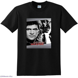 Lethal Weapon Mens T Shirt 4K Bluray Cover Tee Size M