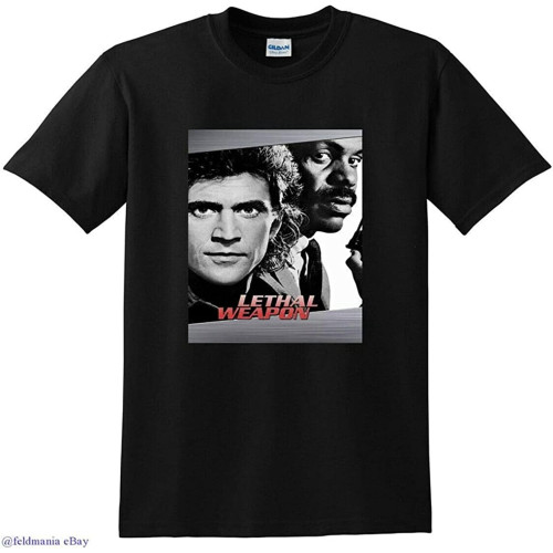 Lethal Weapon Mens T Shirt 4K Bluray Cover Tee Size M