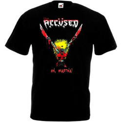 WDEUIL The Accused Oh, Martha! T-shirt black hardcore metal S-5XL BlackOne Size