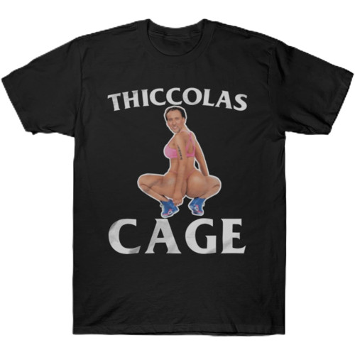 WDEUIL Thiccolas Cage T-Shirt BlackOne Size