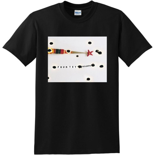 Four TET T Shirt Rounds Vinyl cd Cover tee Small Medium Large or XL BlackOne Size