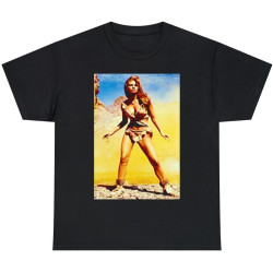 WDEUIL Raquel Welch Sex Goddess in fur Shawshank Redemption Short Sleeve Tee BlackOne Size WDEUIL Raquel Welch Sex Goddess in fur Shawshank Redemption Short Sleeve Tee BlackOne Size