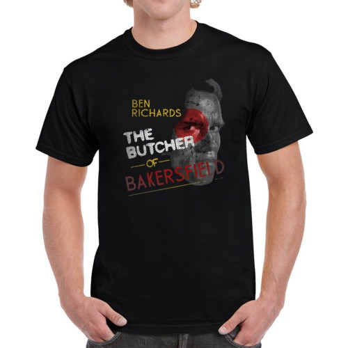 WDEUIL Running Man Arnold Butcher of Bakersfield King Movie Fan T Shirt BlackOne Size WDEUIL Running Man Arnold Butcher of Bakersfield King Movie Fan T Shirt BlackOne Size