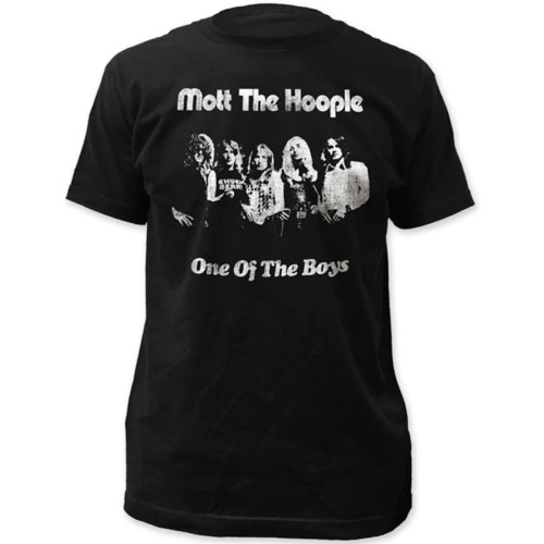 WDEUIL VTG Mott The Hoople Band One of Boys Cotton Black Unisex Shirt BlackOne Size WDEUIL VTG Mott The Hoople Band One of Boys Cotton Black Unisex Shirt BlackOne Size
