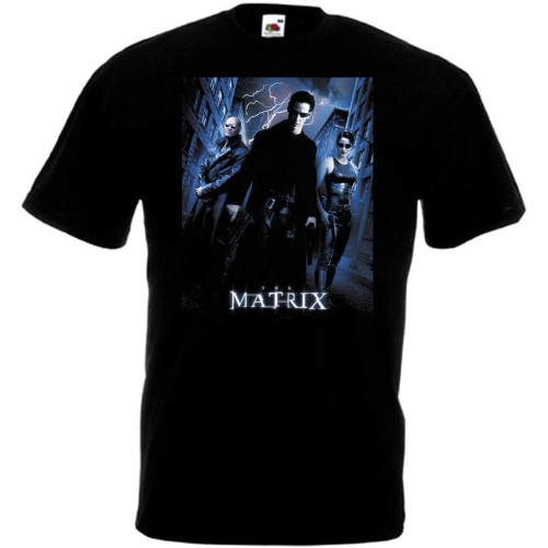 WDEUIL Matrix v3 T Shirt Black Movie Poster S-5XL BlackOne Size WDEUIL Matrix v3 T Shirt Black Movie Poster S-5XL BlackOne Size