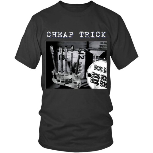 Rock Music Rick Nielsen Guitar Cotton Tee Cheap Trick Robin Zander Rick Nielsen BlackOne Size Rock Music Rick Nielsen Guitar Cotton Tee Cheap Trick Robin Zander Rick Nielsen BlackOne Size