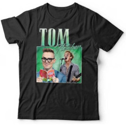 WDEUIL Tom Fletcher Appreciation Tshirt Unisex & Kids Homage Throwback McFly Stag Hen BlackOne Size