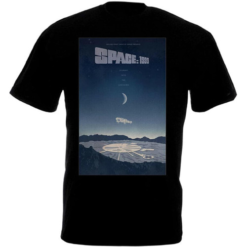 MBSDUVLPE Space 1999 v1 T Shirt All Black