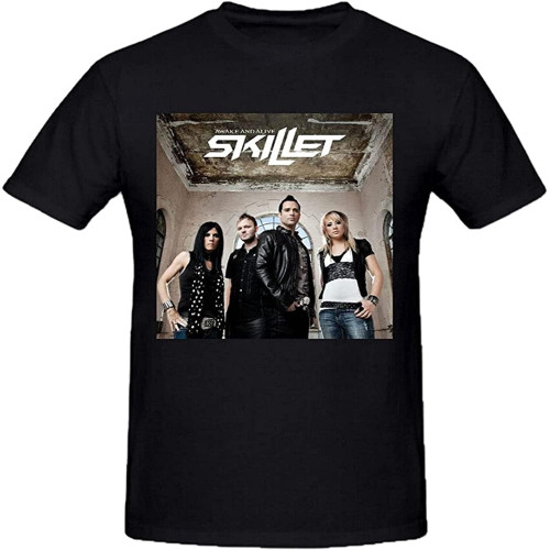 MBSDUVLPE Skillet Awake and T Shirts for Men Crew Neck MBSDUVLPE Skillet Awake and T Shirts for Men Crew Neck