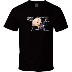 MBSDUVLPE Stewie Griffin t-Shirt Stewie Playing Guitar Hero Funny