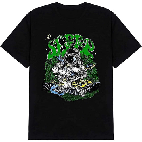 Sleep Band Tee Men Short Sleeve Black Cotton T-Shirt Black Black Mens Sleep Band Tee Men Short Sleeve Black Cotton T-Shirt Black Black Mens