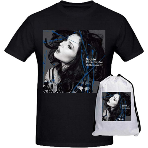 MBSDUVLPE Sophie Ellis Bextor Bittersweet Summer T Shirts for Men Round Neck Black Men's MBSDUVLPE Sophie Ellis Bextor Bittersweet Summer T Shirts for Men Round Neck Black Men's