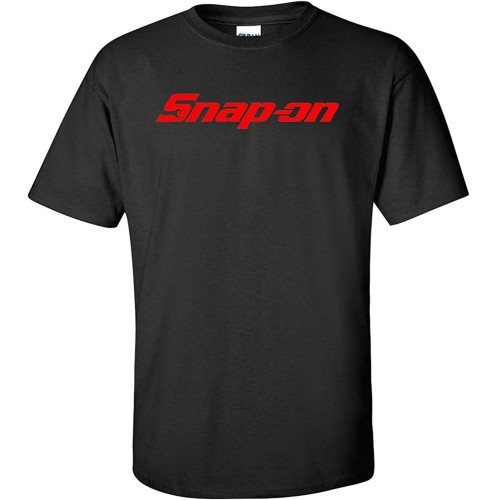 Snap-On Tools Tee Shirt Men's Round Neck Short Sleeves Cotton T-Shirt in Black, Mechanics Auto Parts Racing Professional Wrenches Snap-On Tools Tee Shirt Men's Round Neck Short Sleeves Cotton T-Shirt in Black, Mechanics Auto Parts Racing Professional Wrenches