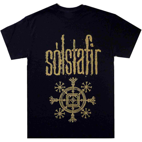 Solstafir Gold Logo Symbol Shirt S-XXL T-Shirt Prog Black Metal Tshirt Official Solstafir Gold Logo Symbol Shirt S-XXL T-Shirt Prog Black Metal Tshirt Official