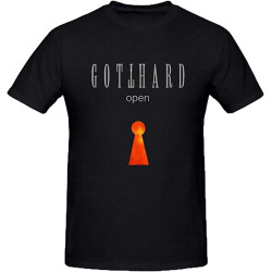 Gotthard Open Sport T Shirt for Men Crew Neck Gotthard Open Sport T Shirt for Men Crew Neck