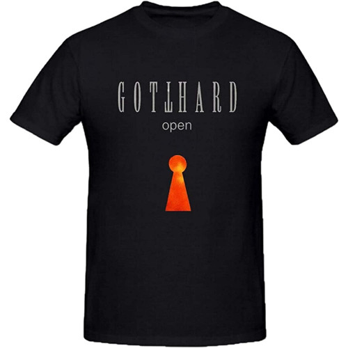 Gotthard Open Sport T Shirt for Men Crew Neck