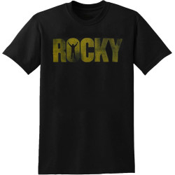 Rocky Mens T-Shirt Unisex Men Tee Black Rocky Mens T-Shirt Unisex Men Tee Black