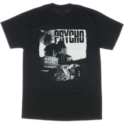 Hitchcock'S Ps@yc@ho Movie Bates Motel Mens T Shirt Hitchcock'S Ps@yc@ho Movie Bates Motel Mens T Shirt