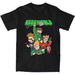 Anime Eddsworld Tv Series Cartoon Men Women T Shirts Merch Vintage Tees T-Shirts 100% Cotton Anime Eddsworld Tv Series Cartoon Men Women T Shirts Merch Vintage Tees T-Shirts 100% Cotton