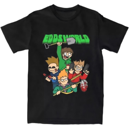 Anime Eddsworld Tv Series Cartoon Men Women T Shirts Merch Vintage Tees T-Shirts 100% Cotton Anime Eddsworld Tv Series Cartoon Men Women T Shirts Merch Vintage Tees T-Shirts 100% Cotton