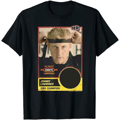 XIKANGGMEI Co&Bra K&ai Joh&NNY Law&ren&ce Portrait Card T-Shirt