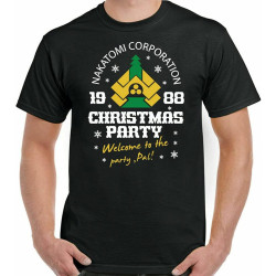 DIE Hard Christmas T-Shirt Mens Nakatomi Party Bruce Willis Movie Unisex Tee DIE Hard Christmas T-Shirt Mens Nakatomi Party Bruce Willis Movie Unisex Tee