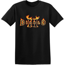 XIKANGGMEI Diablo 2 Shirt Action RPG Hack n Slash Classic Video Game Black T-Shirt XIKANGGMEI Diablo 2 Shirt Action RPG Hack n Slash Classic Video Game Black T-Shirt