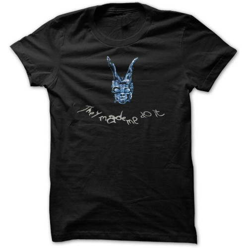 XIKANGGMEI Donnie Darko - They Made Me Do It - 2001 Men's Black T-Shirt S-XXXL XIKANGGMEI Donnie Darko - They Made Me Do It - 2001 Men's Black T-Shirt S-XXXL
