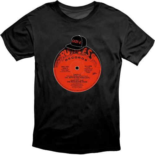 XIKANGGMEI Eazy E Boyz N The Hood Old School Hip Hop T Shirt Black XIKANGGMEI Eazy E Boyz N The Hood Old School Hip Hop T Shirt Black