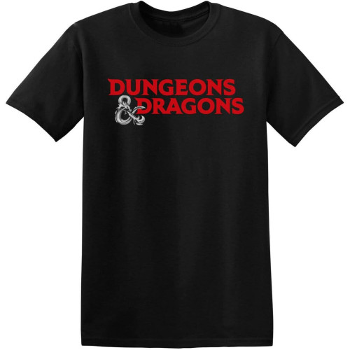 XIKANGGMEI Shirt Tabletop RPG Fantasy DND Black White T-Shirt