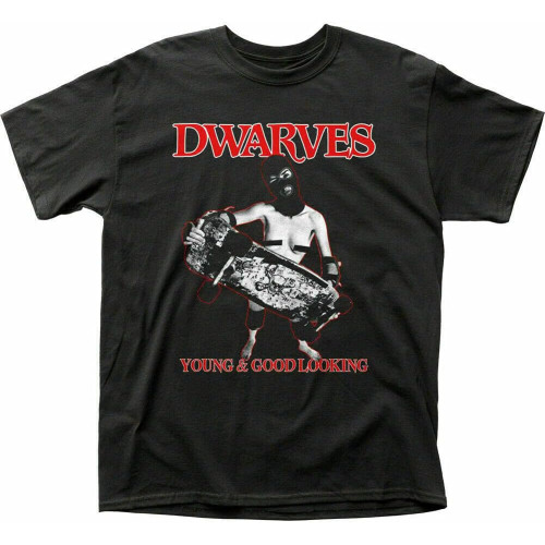 Dwarves Young & Good Looking T Shirt Mens Licensed Rock N Roll Band Tee Black Dwarves Young & Good Looking T Shirt Mens Licensed Rock N Roll Band Tee Black