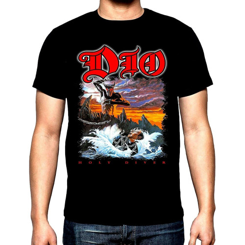Holy Diver,Men's t-Shirt,New,100% Cotton,Blacks