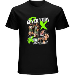 D Generation X Men's Black T-Shirt Unisex Cotton Tee D Generation X Men's Black T-Shirt Unisex Cotton Tee