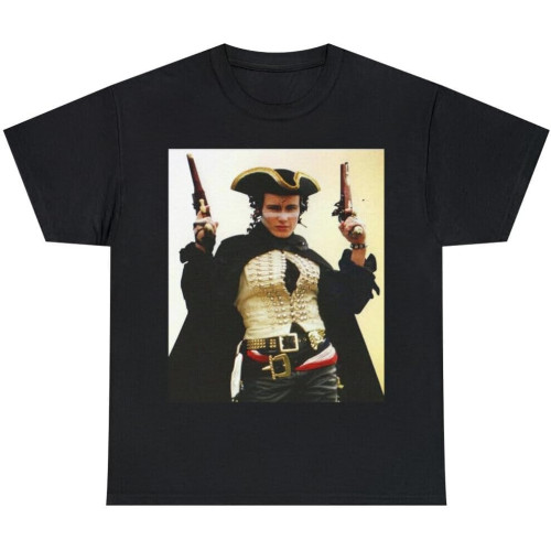 ADAM ANT Short Sleeve Tee BlackOne Size ADAM ANT Short Sleeve Tee BlackOne Size