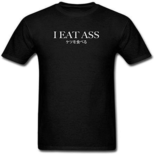 Filthy Frank I Eat Ass Men's T-Shirt Black Graphic Unisex Tee Shirt