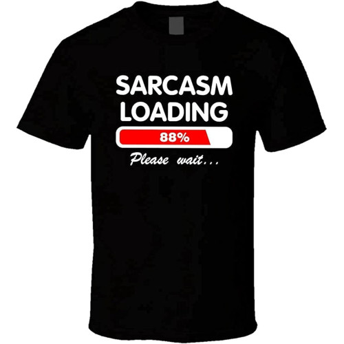 POLDBBs Retro Sarcasm Loading Funny Biker Shirt Tshirt Men's