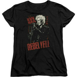 POLDBBs Men's Billy Idol Brick Wall Rebel Yell T Shirt