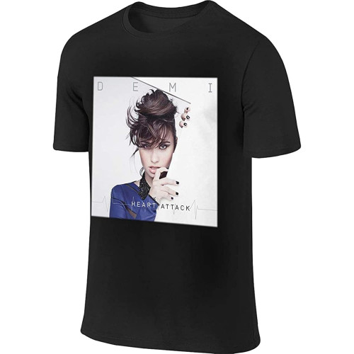 Mens Personalized Breathable Tee Demi Lovato - Heart Attack Tshirts