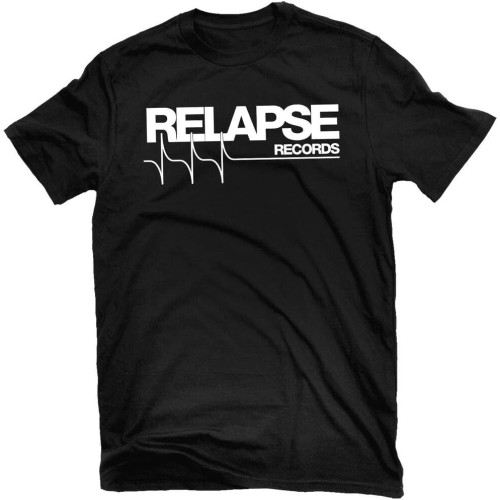 POLDBBs Relapse Records Logo T-Shirt New! Relapse Records TS2253 Black POLDBBs Relapse Records Logo T-Shirt New! Relapse Records TS2253 Black