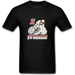 Men's Fu Manchu Short Sleeve Cotton T Shirt Men's Fu Manchu Short Sleeve Cotton T Shirt