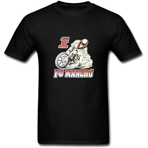 Men's Fu Manchu Short Sleeve Cotton T Shirt Men's Fu Manchu Short Sleeve Cotton T Shirt